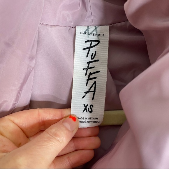 Free People Lilac Puffer Jacket - Picture 10 of 14